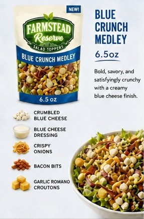 Farmstead Reserve Blue Crunch Medley Salad Topper
